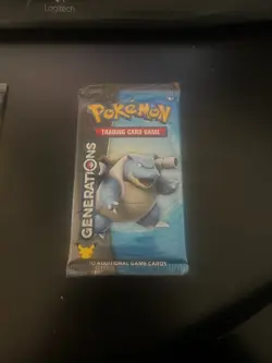 Pokemon Generations booster pack sealed blastoise artwork - Image 1