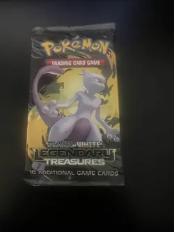 Pokemon Black & White Legendary Treasures Booster Pack NEW Sealed Mewtwo Art - Image 1