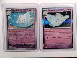 (2) Pokemon TCG - Togekiss 072 Surging Sparks / Togekiss 085 Obsidian Flames /NM - Image 1