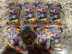 Pokemon TCG Mega Evolutions Sleeved Booster Pack Lot of 8 - Image 1