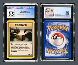 Vintage 2001 Pokemon Neo Discovery 1st Edition Energy Ark 75/75 CGC 8.5 - Image 3
