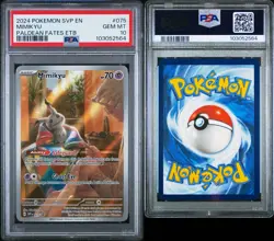 PSA 10 Mimikyu 075 Sv: Scarlet & Violet Promo Cards Holo - Image 3