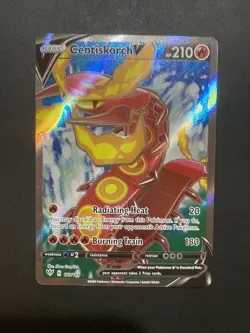Centiskorch V Full Art 179 Darkness Ablaze Pokemon TCG NM - Mint Ultra Rare Card - Image 1