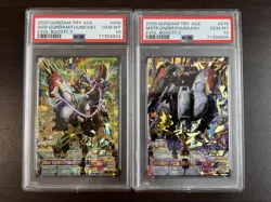 PSA10 God Gundam Master Gundam EB3-008 EB3-016 Perfect Rare Gundam Try Age Card - Image 1