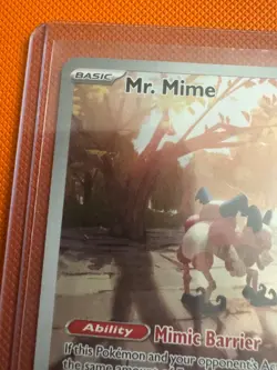 Pokemon TCG English Mr. Mime Holo Card 179/165 NM Scarlet & Violet 151 Series - Image 2