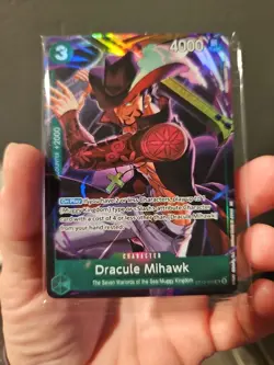 Dracule Mihawk (Illustration Box Vol.4) ST12-003 One Piece Promotion Cards Foil - Image 1