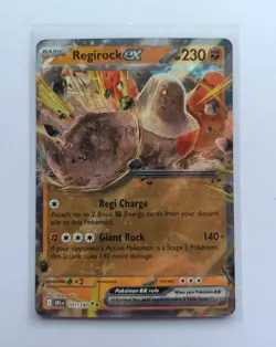 Pokemon TCG - Regirock EX 101/182 Card Destined Rivals S & V - Image 1