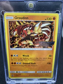 GROUDON PROMO 81/168 ~ 2018 LEGENDARY POKEMON CARD RARE MINT SEALED NEVER OPENED - Image 1