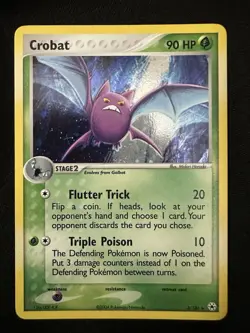 Crobat Holo 3/101 EX Hidden Legends NM - Vintage Pokemon Card - Image 1