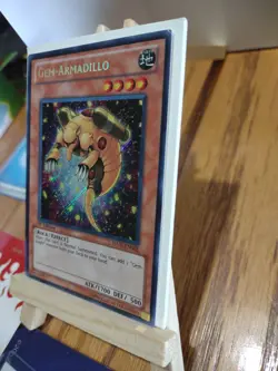 YuGiOh Card Gem-Armadillo HA05-EN005 1st Edition Secret Rare Hidden Arsenal TCG. - Image 2