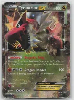 Pokemon Card Tyrantrum EX Promo XY Promos XY70 HP - Image 1