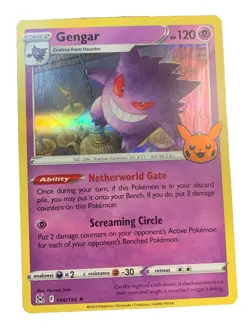 Gengar 066/196 Holo Rare Trick or Trade 2023 NM Pokemon TCG Card - Image 1