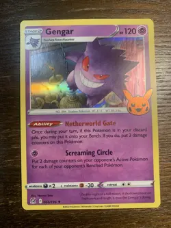 Gengar 066/196 Holo Rare Trick or Trade 2023 NM Pokemon TCG Card - Image 5