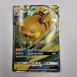 Raichu GX SM213 Sm Black Star Promo Holo - Pokemon TCG Card - NM - Image 1