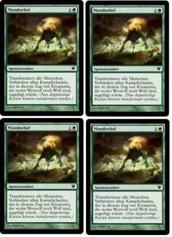 4 x Mondnebel / Moonmist - INNISTRAD - deutsch ** Playset ** Werewolves - Image 1