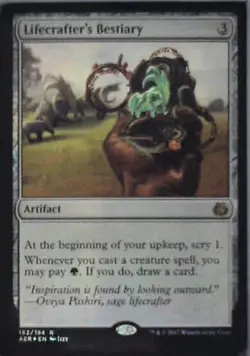Lifecrafter's Bestiary - Aether Revolt: #162, MTG - Foil Nm R247 - Image 1
