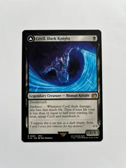 Cecil, Dark Knight Final Fantasy Regular NM MTG - Image 1