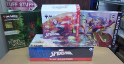 MTG MARVEL SPIDERMAN COLLECTOR + PLAY + LOTR & FINAL FANTASY OMEGA BOOSTERS - Image 1