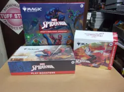 MTG MARVEL SPIDER-MAN COLLECTOR + PLAY BOOSTER BOX + SCENE BOX LOT - Image 1