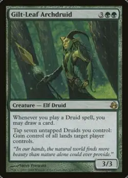 MRM FR/VF Archidruide de Feuilledor - Gilt-Leaf Archdruid MTG Magic MOR - Image 1