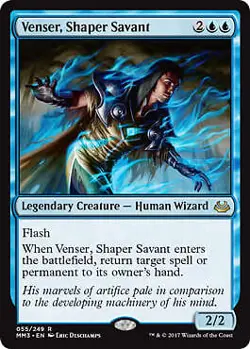 MTG Magic - Venser, Shaper Savant - Modern Masters 2017 Edition - Rare - NM - Image 1