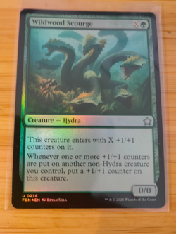 MTG Wildwood Scourge (FOIL) 0236 Foundations M/NM Free UK P&P - Image 1
