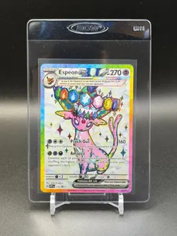 Pokemon Espeon ex SVP 175 Premium Figure Collection Black Star Promo - Image 1