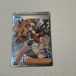 Hilda SIR 173/086 S&V White Flare Pokemon Special Art Rare Near Mint Condition - Image 2