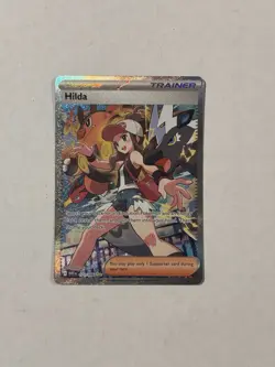Hilda SIR 173/086 S&V White Flare Pokemon Special Art Rare Near Mint Condition - Image 3