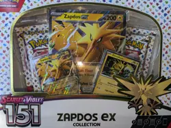 Pokemon TCG Scarlet & Violet 151 Zapdos ex Collection Box - NEW, FACTORY SEALED - Image 1
