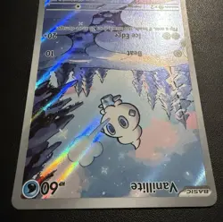 Pokemon Vanillite IR 111/086 SV11W White Flare English Holo NM+ Condition TCG - Image 3