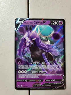 Pokemon TCG Shadow Rider Calyrex V Sword & Shield Chilling Reign 074/198 Holo NM - Image 1