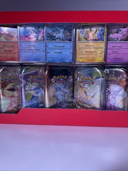 Pokemon TCG Prismatic Evolutions Costco 8 Mini-Tin Bundle W/ Promo Sealed - Image 3