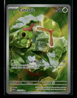 Caterpie - 172/165 Pokemon SV: Scarlet & Violet 151 Illustration Rare NM - Image 1