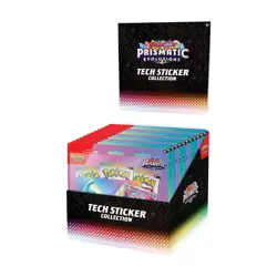 Pokemon Prismatic Evolutions SV8.5 Tech Sticker Display Case NEW SEALED ENGLISH - Image 2
