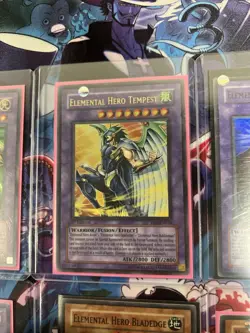 Yu-Gi-Oh Elemental Hero Lot Thunder Giant 2x Tempest, Shining Flare Wingman LP - Image 4
