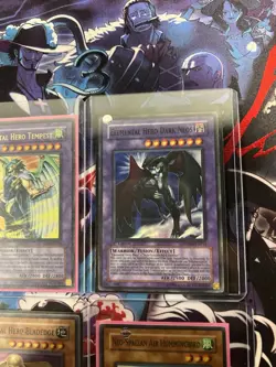Yu-Gi-Oh Elemental Hero Lot Thunder Giant 2x Tempest, Shining Flare Wingman LP - Image 5