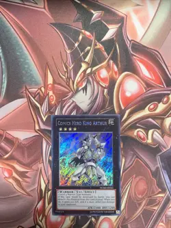 Yugioh - Comics Hero King Arthur NUMH-EN041 Unlimited Edition Secret Rare NM - Image 1