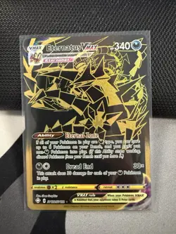 Pokemon Eternatus VMAX Shiny Holo Rare Card SV122/SV122 Shining Fates Vault - Image 1