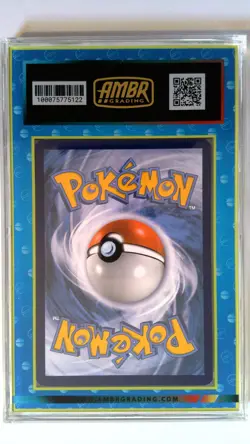 Pokemon Card Ditto (Numel) Unpeeled Pokemon Go Graded Ambr 9.0 Blue Pokeballs - Image 2
