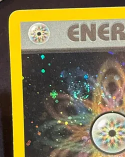 Rainbow Energy Holo Pokemon Card 1st Edition Team Rocket 17/82 Ungraded Raw LP+ - Image 3