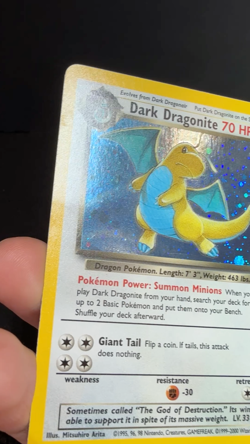 Dark Dragonite Holo Pokemon Card Unlimited Team Rocket 5/82 Ungraded Raw LP - Image 2