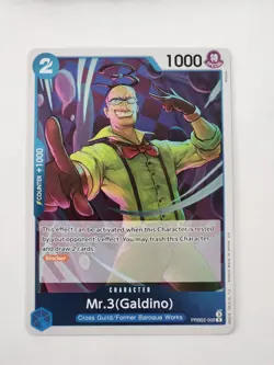 One Piece card PRB02-009 Mr. 3 (Galdino) R The Best vol.2 - Image 1
