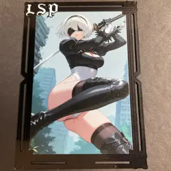 Goddess Story Gold METAL Card - Serial Number #/200! Double Sided 2B Bikini - Image 3