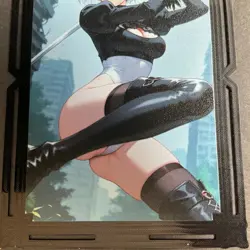 Goddess Story Gold METAL Card - Serial Number #/200! Double Sided 2B Bikini - Image 5