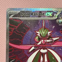 Iron Valiant EX 157/131 Scarlet & Violet: Prismatic Evolutions Holo SIR Card NM - Image 2