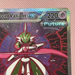 Iron Valiant EX 157/131 Scarlet & Violet: Prismatic Evolutions Holo SIR Card NM - Image 3
