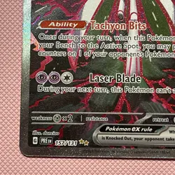 Iron Valiant EX 157/131 Scarlet & Violet: Prismatic Evolutions Holo SIR Card NM - Image 4