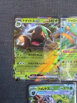 Grass Type Japanese EX Pokemon Card Bundle - No Duplicates - Image 2