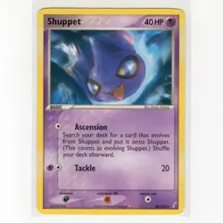 Pokemon TCG Shuppet 40/100 EX Crystal Guardians Regular Uncommon Card EN-LP 2006 - Image 1
